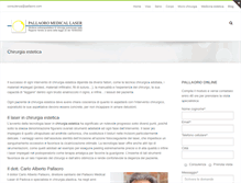 Tablet Screenshot of chirurgia-estetica.pallaoro.com